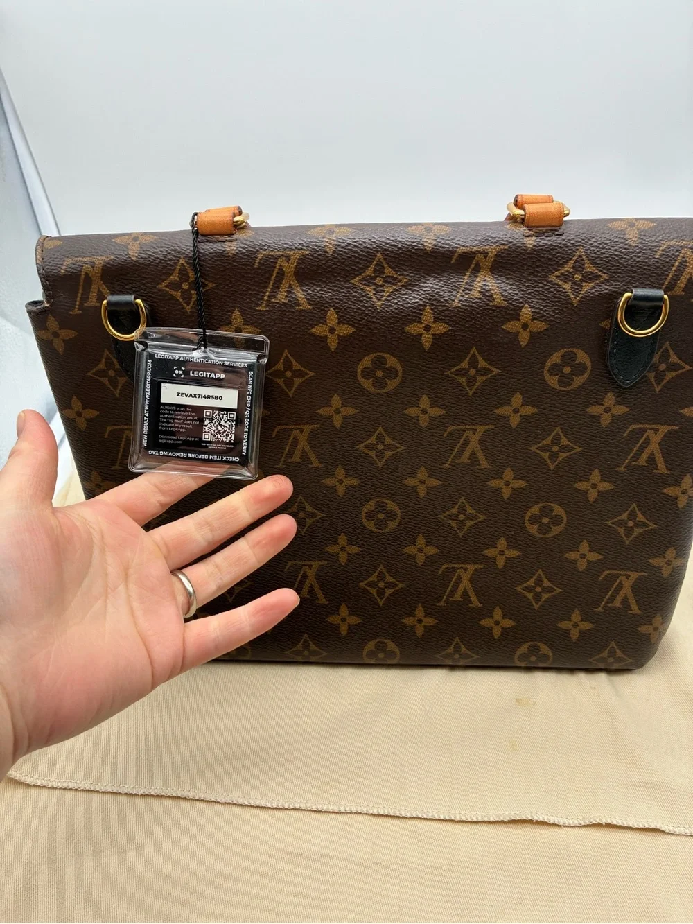 Louis Vuitton Monogram Marignan Black handbag crossbody with COA and LV dustbag